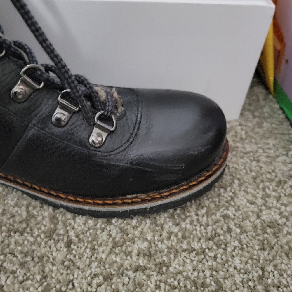 Avellini Women's Made in Portugal Cozy-Lined Lace-Up Boots, Size 9 US / EU 40 - Picture 9 of 10